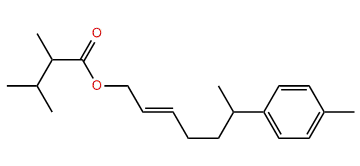 (E)-2-Methyl-6-p-tolyl-2-heptenyl 3-methylbutanoate